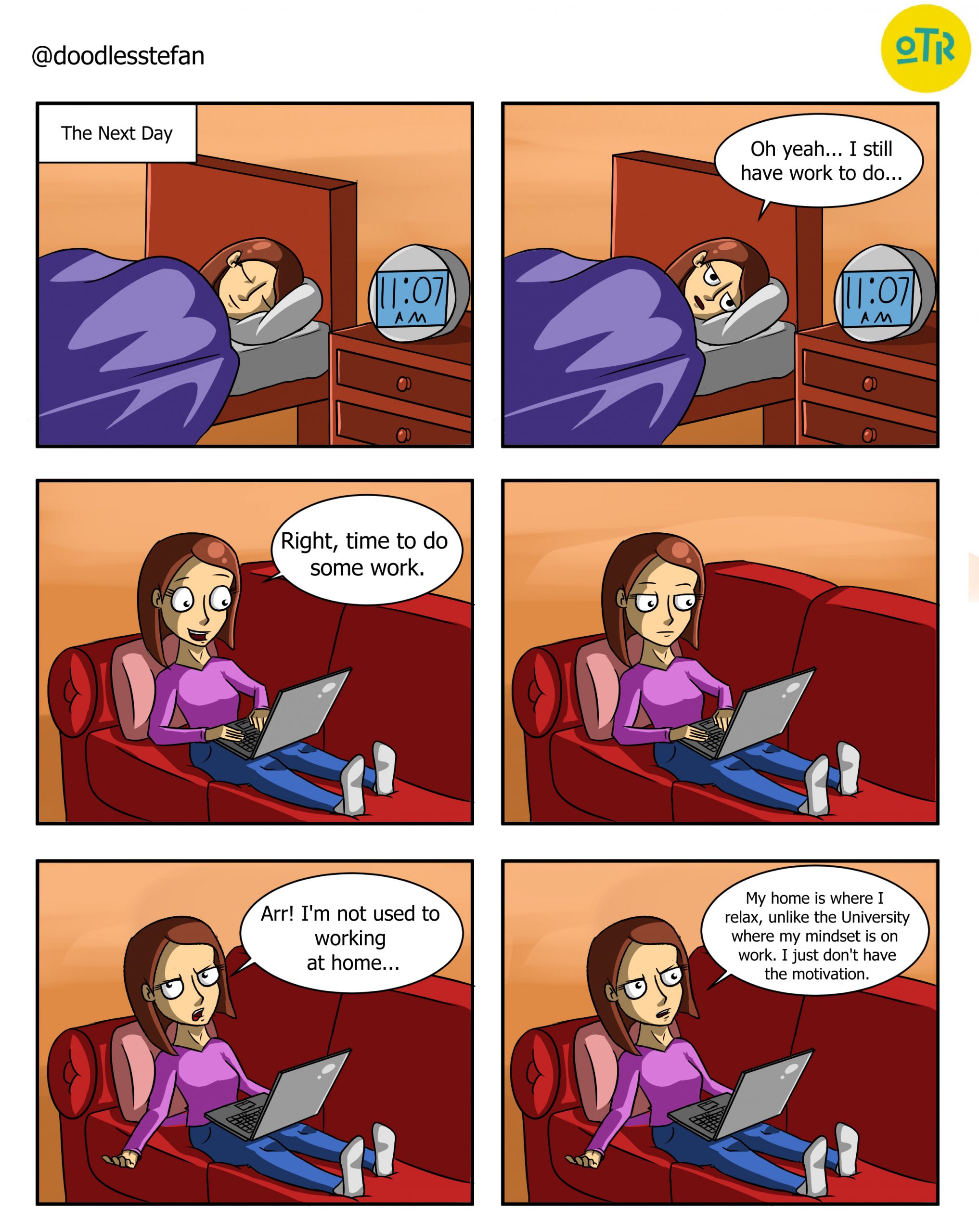 A cartoon titled ‘Lockdown’.