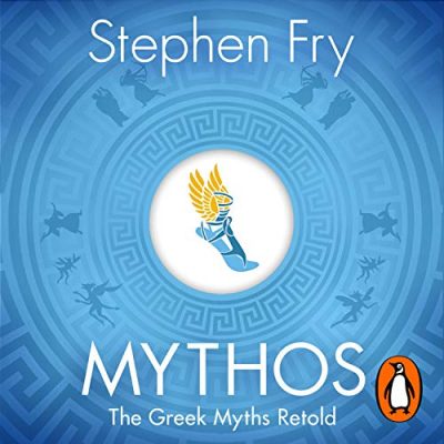The book cover of, ‘Mythos; The Greek Myths Retold’ by Stephen Fry.